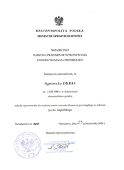 tłumacz przysięgły bielsko biała angielski